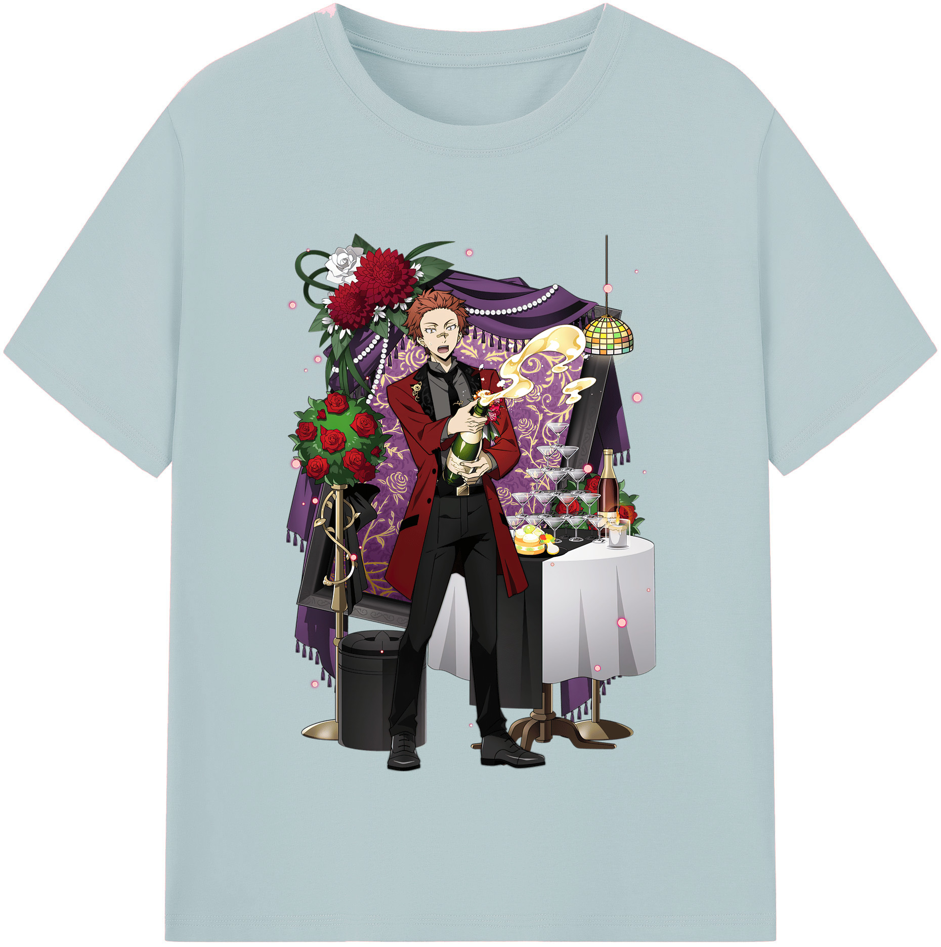 （画像用） 文豪ストレイドッグス Bungo Stray Dogs 綿100％半袖Tシャツ（フロントプリント）